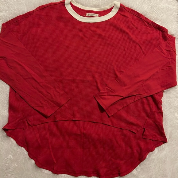 Free People We The Free Jayson Ringer Long Sleeve Shirt - Picture 4 of 9